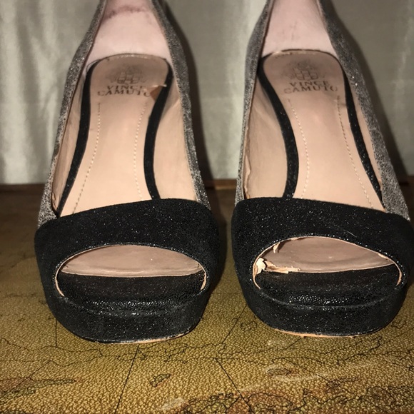VINCE CAMUTO Timmons sparkle platform heel sz 8 - Picture 14 of 14
